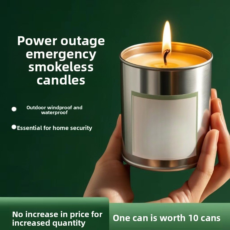 Outdoor Power For Wedding - Emergency Disaster‑Prevention Candles Smokeless Odorless Waterproof