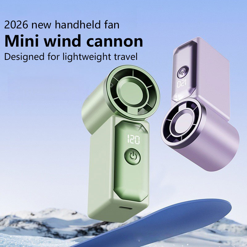 Outdoor Power Fan - Portable Mini Cooling Fan USB Rechargeable