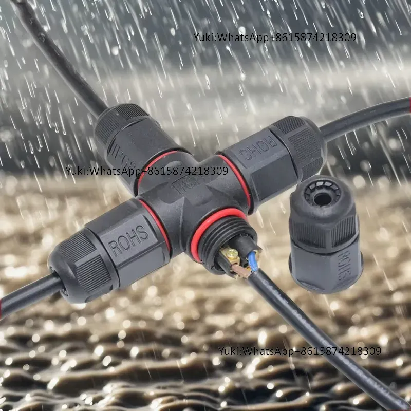 Outdoor Power Junction - IP68 Waterproof Cable T Tap Electrical