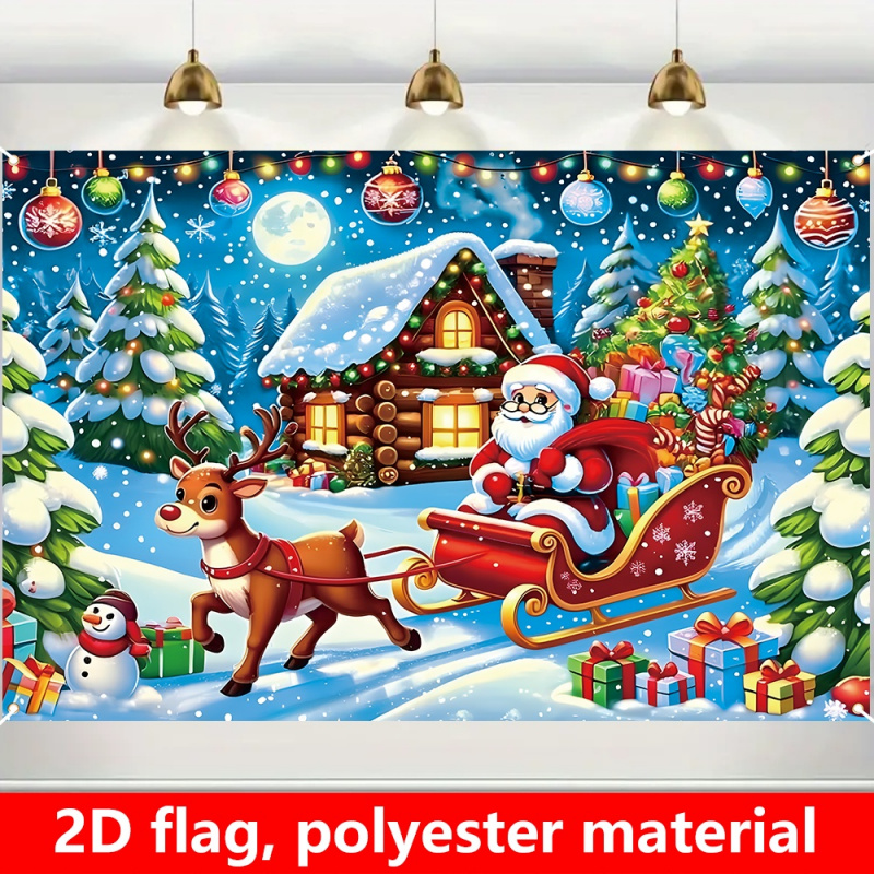 Outdoor Power House - 1pc2Dflat, festive Christmas party, for indoor/outdoor