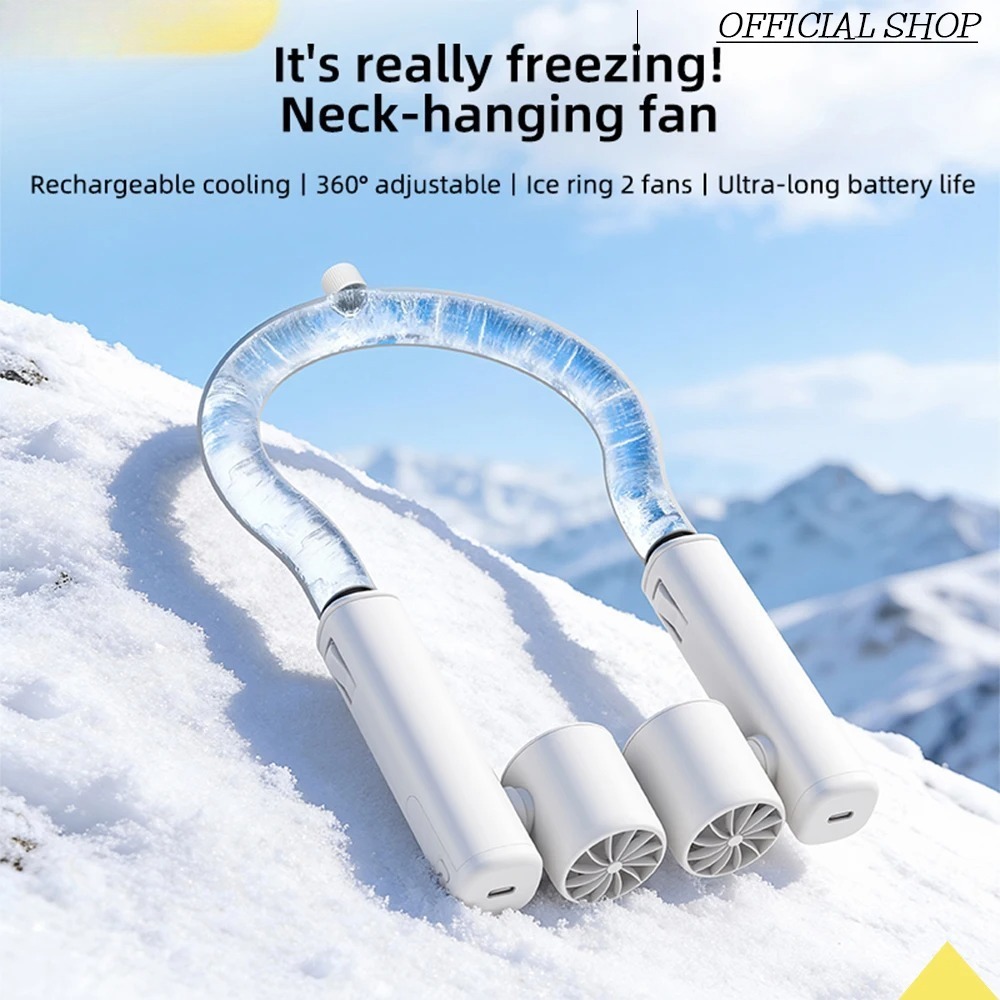 Outdoor Power Fan - Portable Neck Fan High Speed Turbine