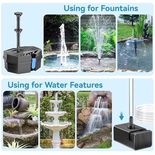 Outdoor Powerbank - 8W Solar Fountain Pump With 3000mAh