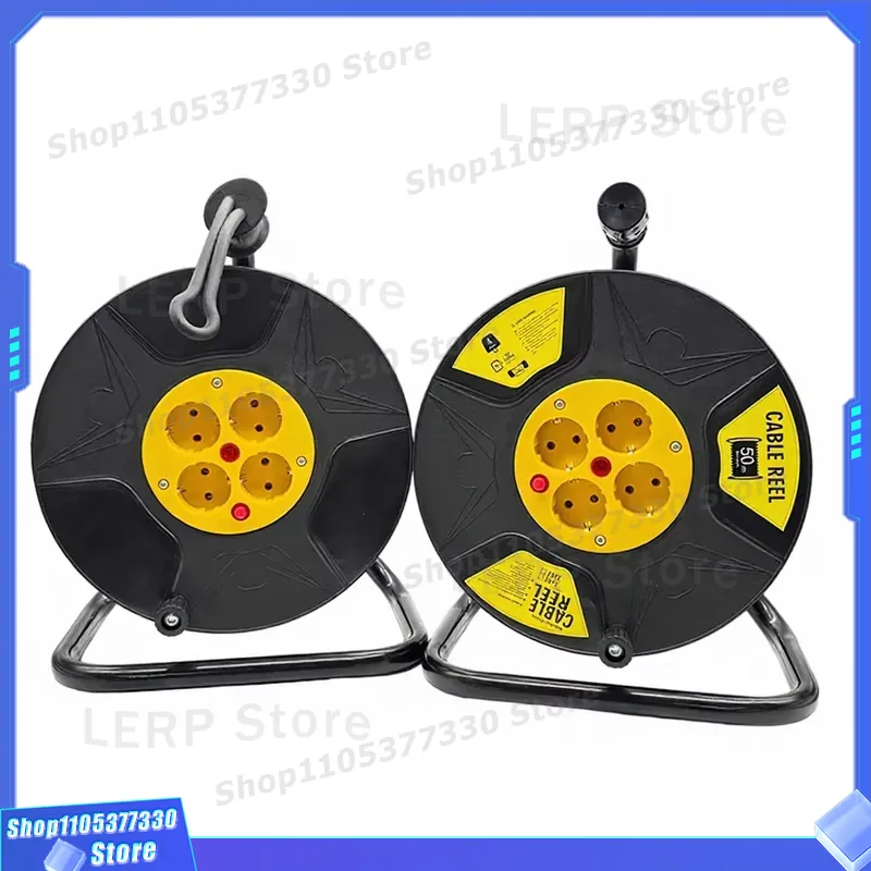 Outdoor Power Reel - 25m Heavy Duty Extension Cable Reel