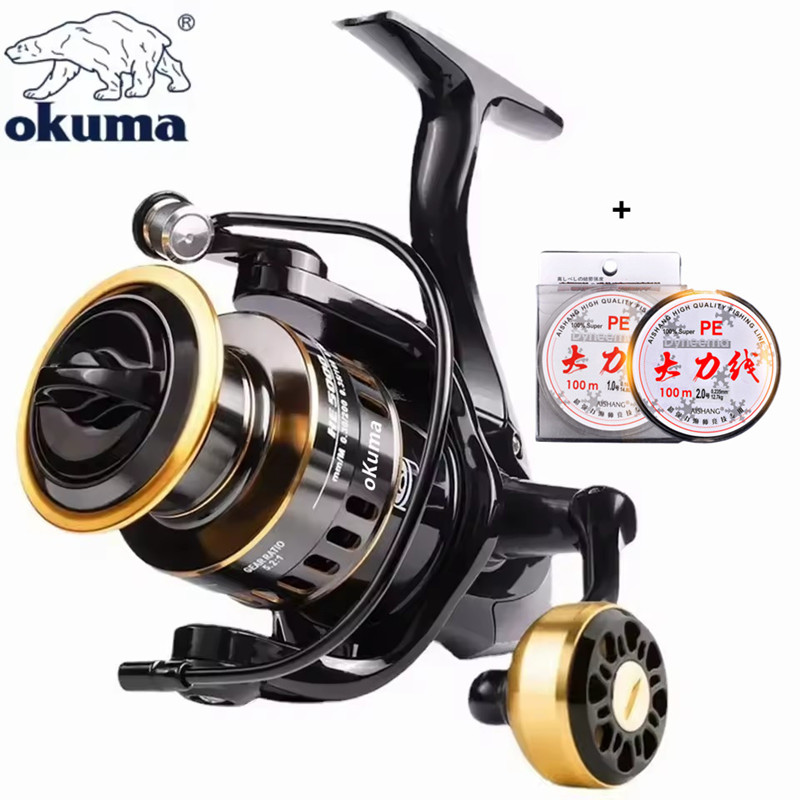 OKUMA NEW Fishing Reel Spinnin - Outdoor Power Reel ulasan dan harga