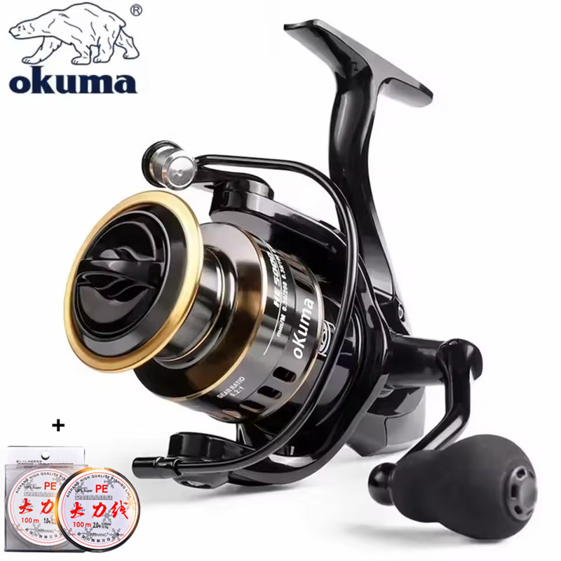 OKUMA NEW Fishing Reel Spinnin - Outdoor Power Reel ulasan dan harga