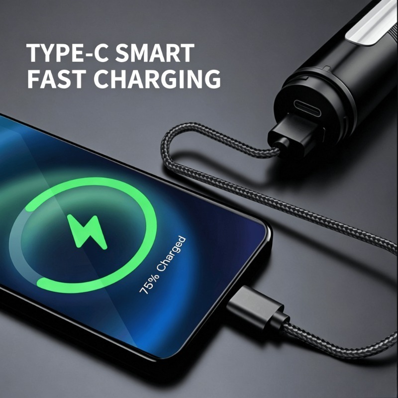 Multi Functional LED Flashligh - Outdoor Powerbank ulasan dan harga