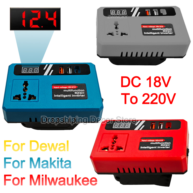Power Inverter DC 18V To 220V  - Outdoor Power Inverter ulasan dan harga