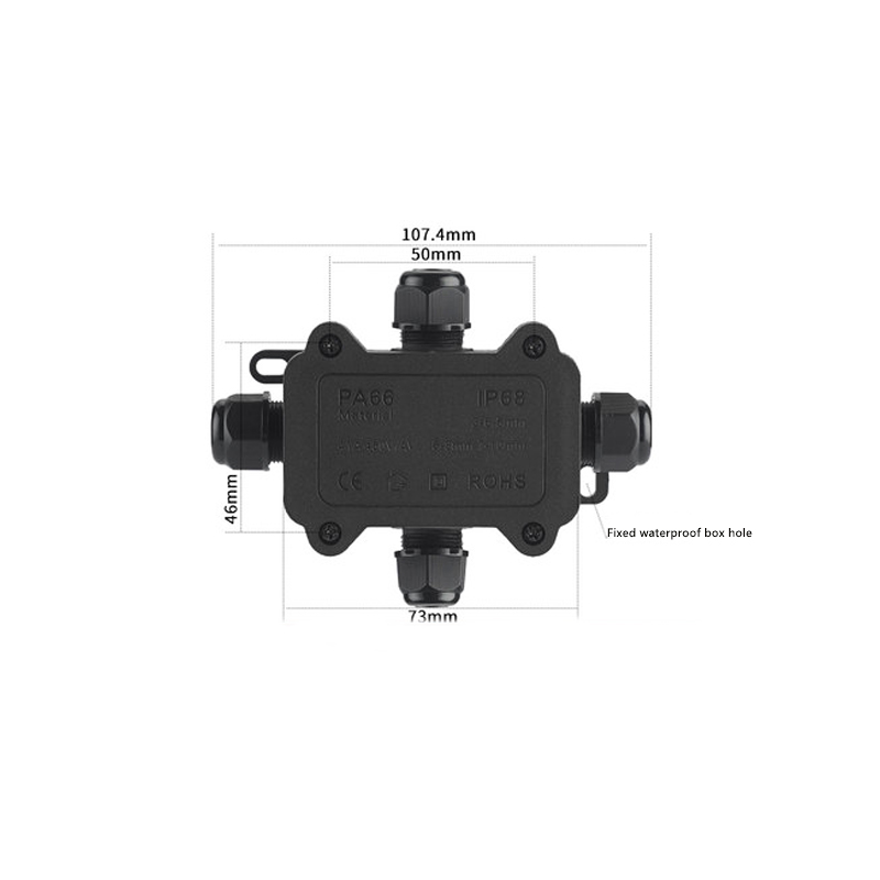 IP68 Outdoor Waterproof Juncti - Outdoor Power Junction ulasan dan harga