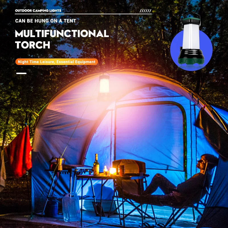 Portable Powerful LED Flashlig - Outdoor Powerbank ulasan dan harga
