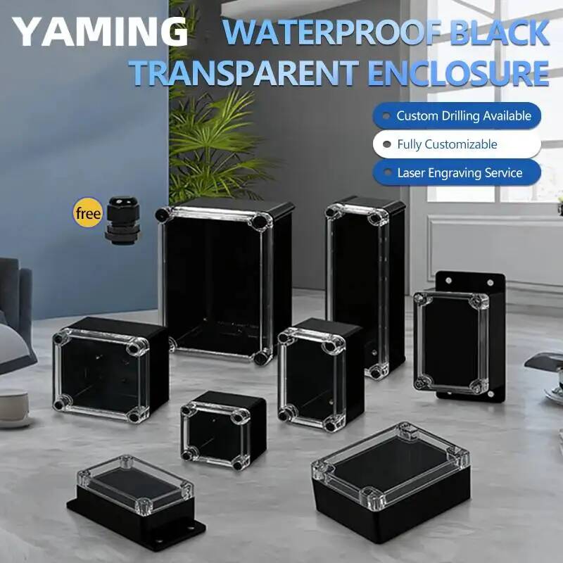2pcs Transparent Cover Waterpr - Outdoor Power Junction ulasan dan harga