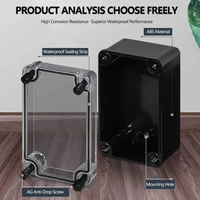 2pcs Transparent Cover Waterpr - Outdoor Power Junction ulasan dan harga