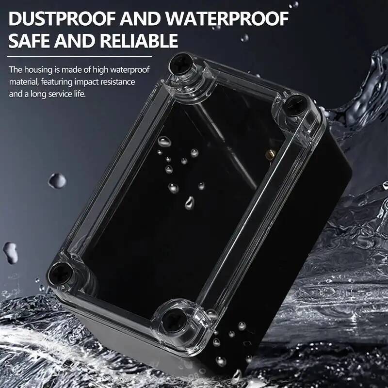 2pcs Transparent Cover Waterpr - Outdoor Power Junction ulasan dan harga