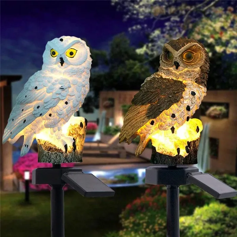Solar Lamp Owl Animal Solar Ga - Outdoor Power House ulasan dan harga