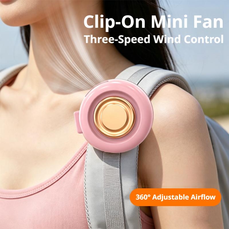 Portable Clip Fan Mini Handsfr - Outdoor Power Fan ulasan dan harga