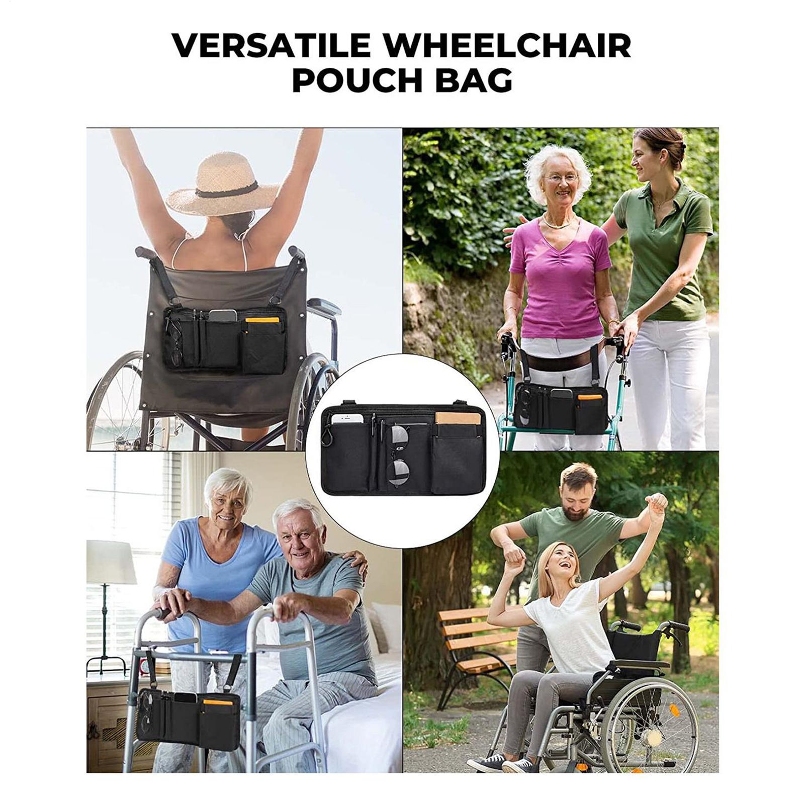 Wheelchair Side Bag Travel Pou - Outdoor Power Wheelchair ulasan dan harga