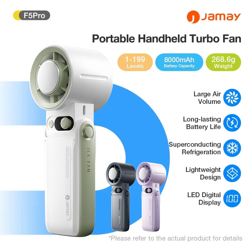 Portable Handheld Fan Strong W - Outdoor Power Fan ulasan dan harga