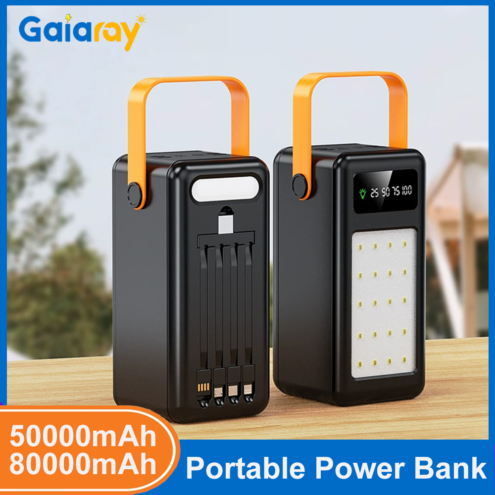 50000mAh 80000mAh Portable Pow - Outdoor Powerbank ulasan dan harga