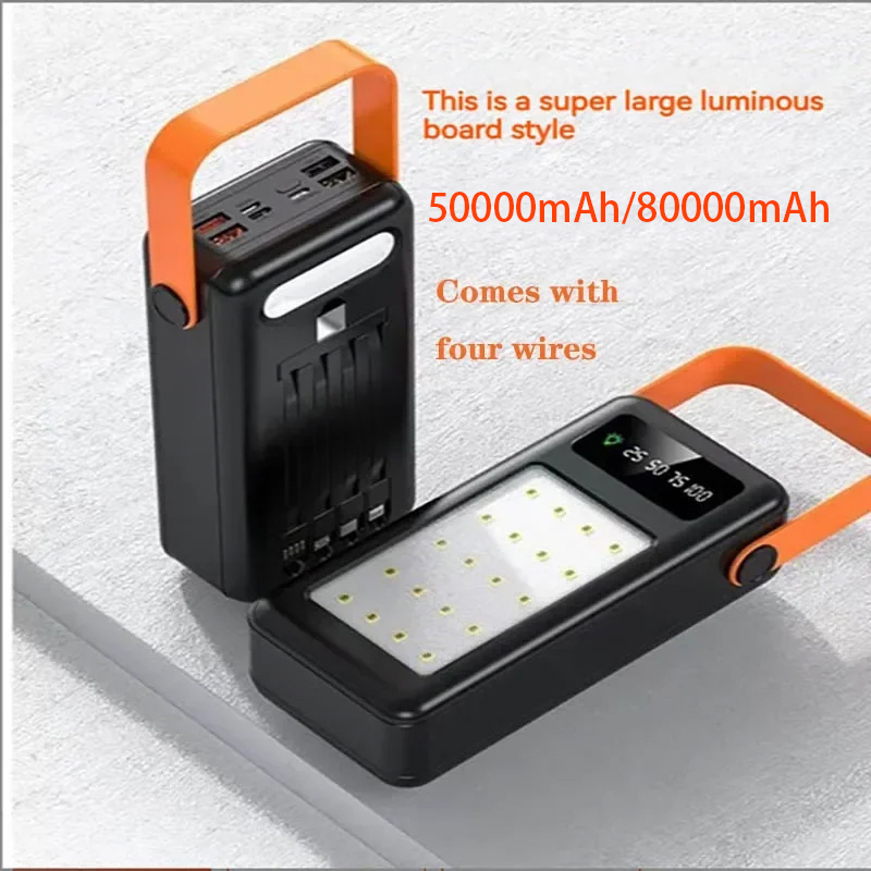 50000mAh 80000mAh Portable Pow - Outdoor Powerbank ulasan dan harga