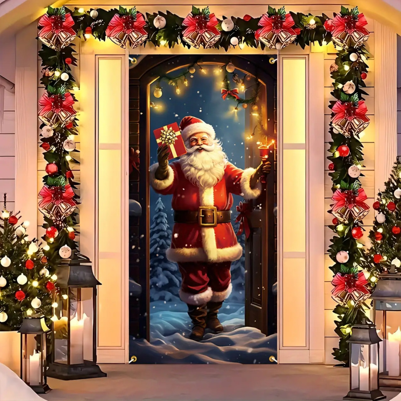 1pc 2D flat, festive Santa Cla - Outdoor Power House ulasan dan harga