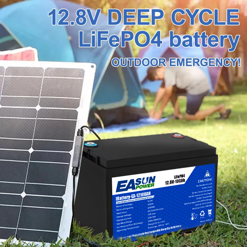 EASUN POWER 12V 100Ah LiFePO4  - Outdoor Power Inverter ulasan dan harga