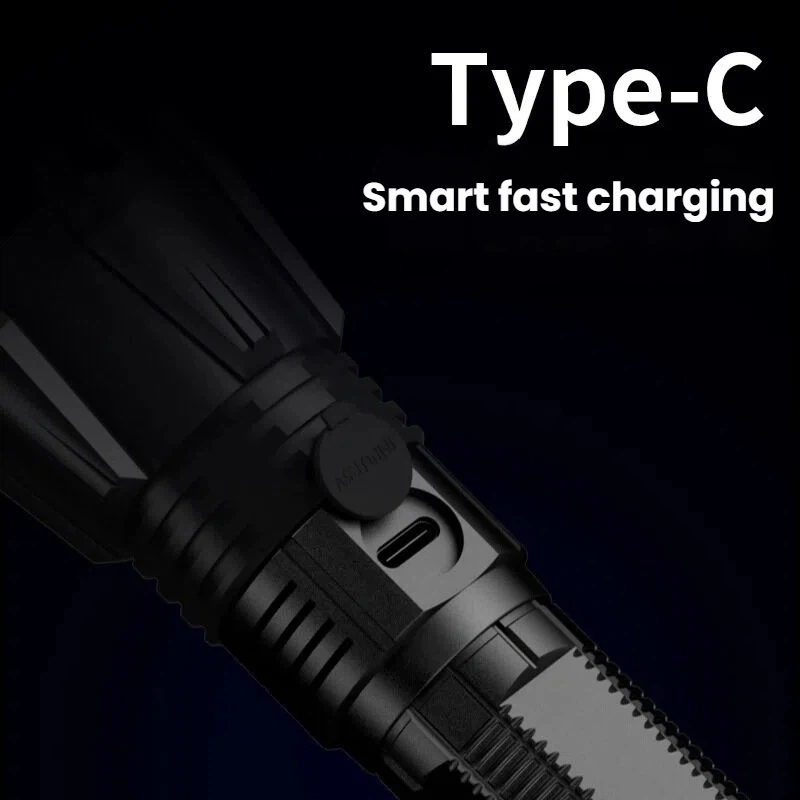 High-power P90 LED Flashlight  - Outdoor Power Meter ulasan dan harga