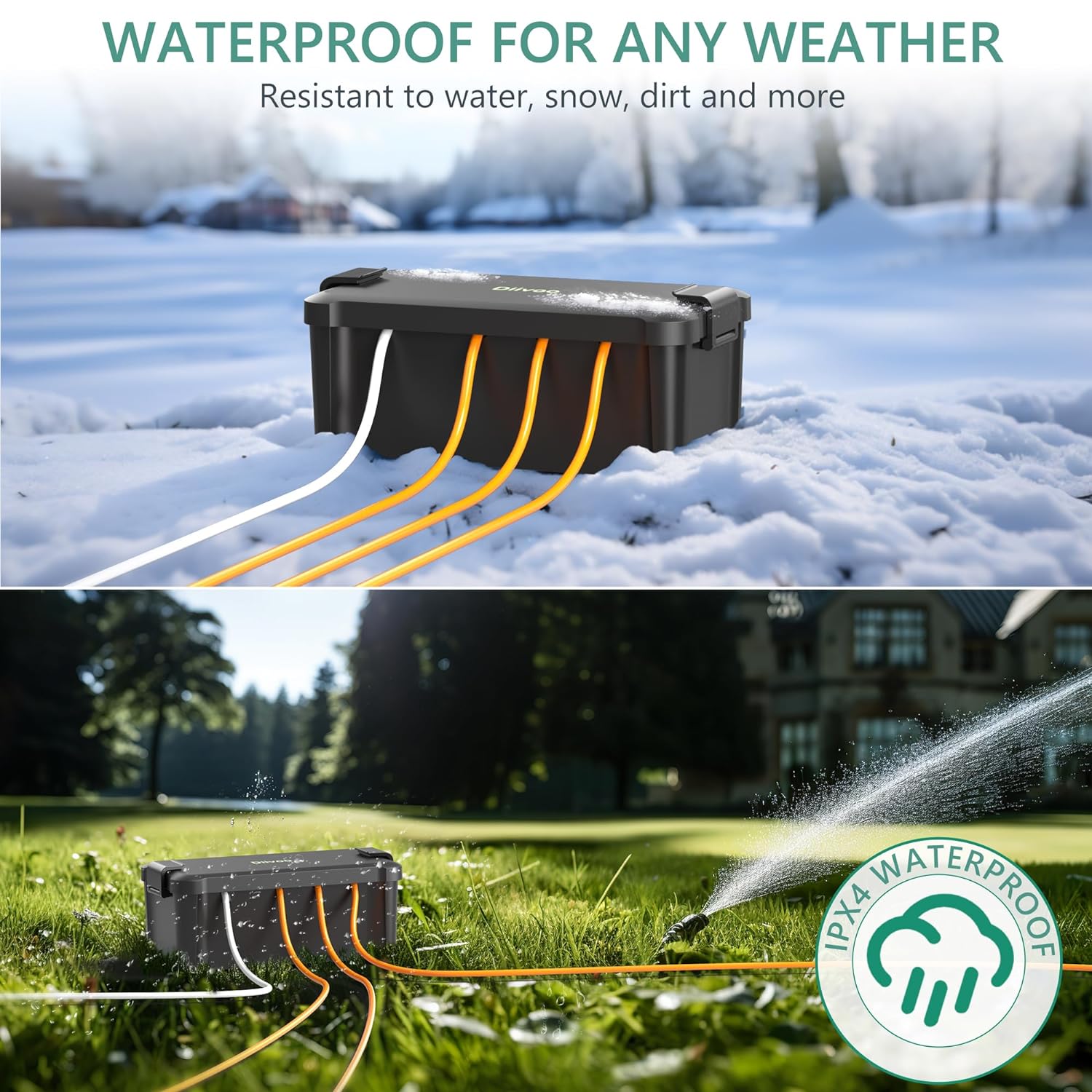 Diivoo Outdoor Waterproof Elec - Outdoor Power Supply Box ulasan dan harga