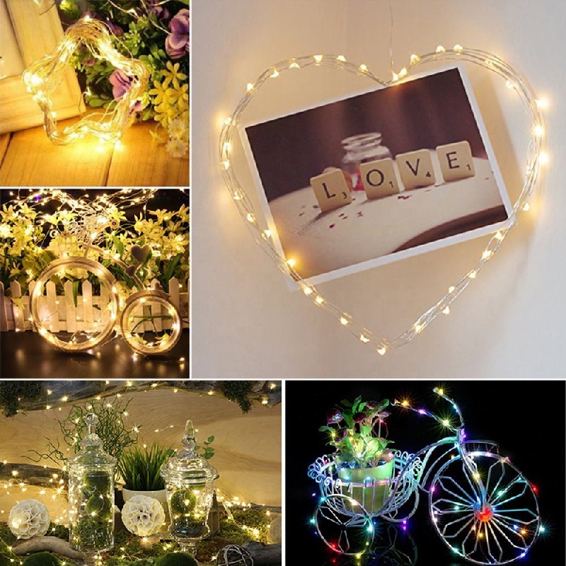 LED Solar Lights Garland Water - Outdoor Power For Wedding ulasan dan harga