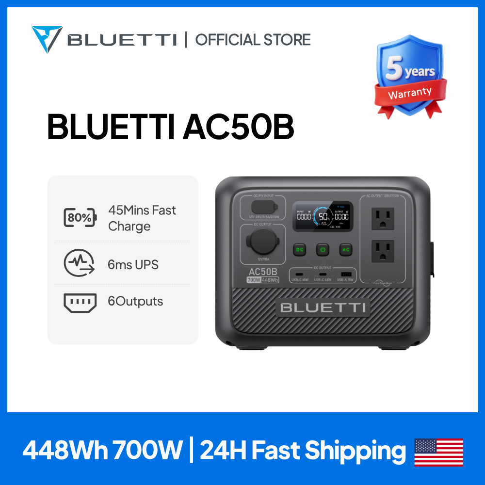 BLUETTI AC50B Portable Power S - Outdoor Power Inverter ulasan dan harga