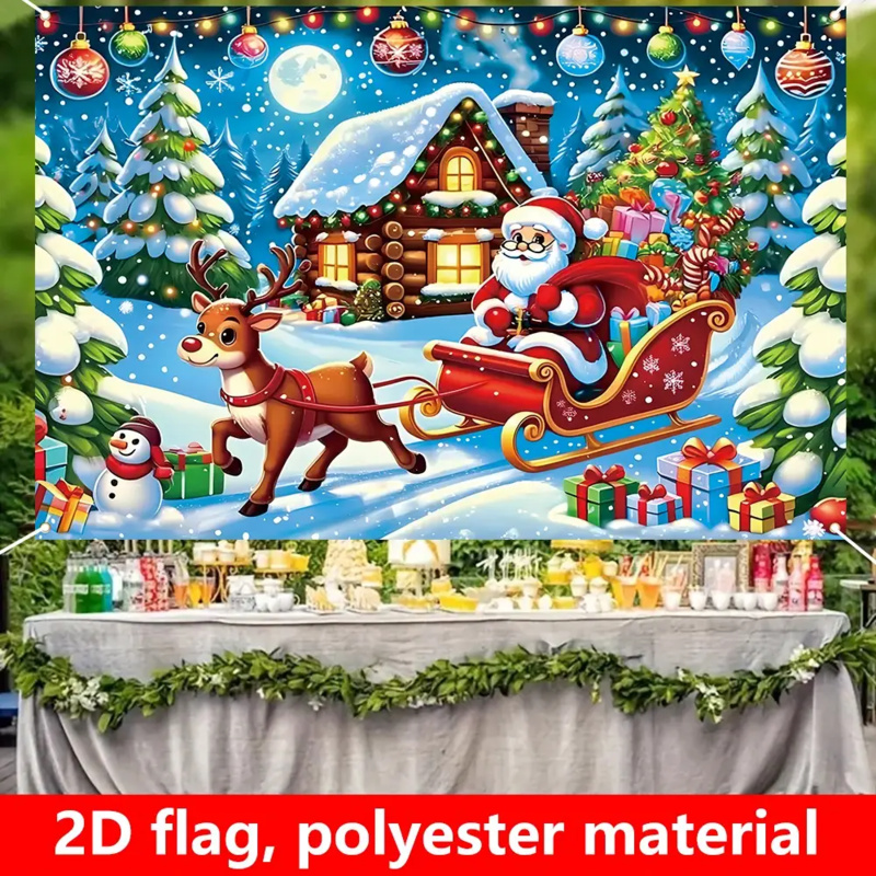 1pc2Dflat, festive Christmas p - Outdoor Power House ulasan dan harga