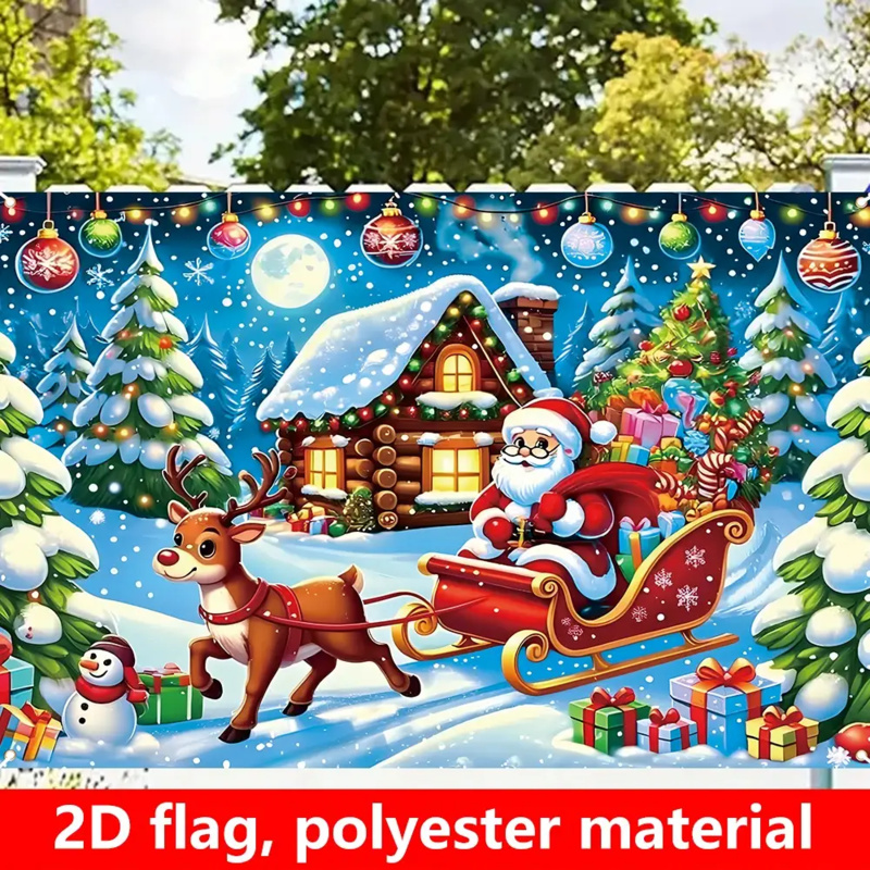 1pc2Dflat, festive Christmas p - Outdoor Power House ulasan dan harga