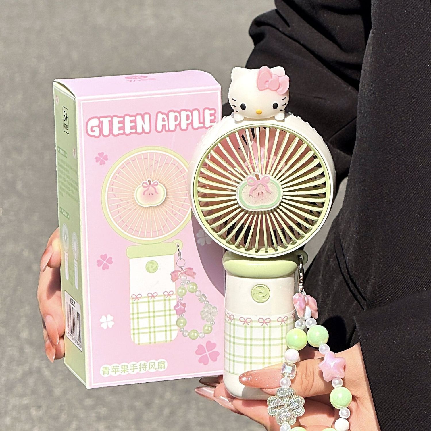 Cute High-value Hand-held Fan  - Outdoor Power Fan ulasan dan harga