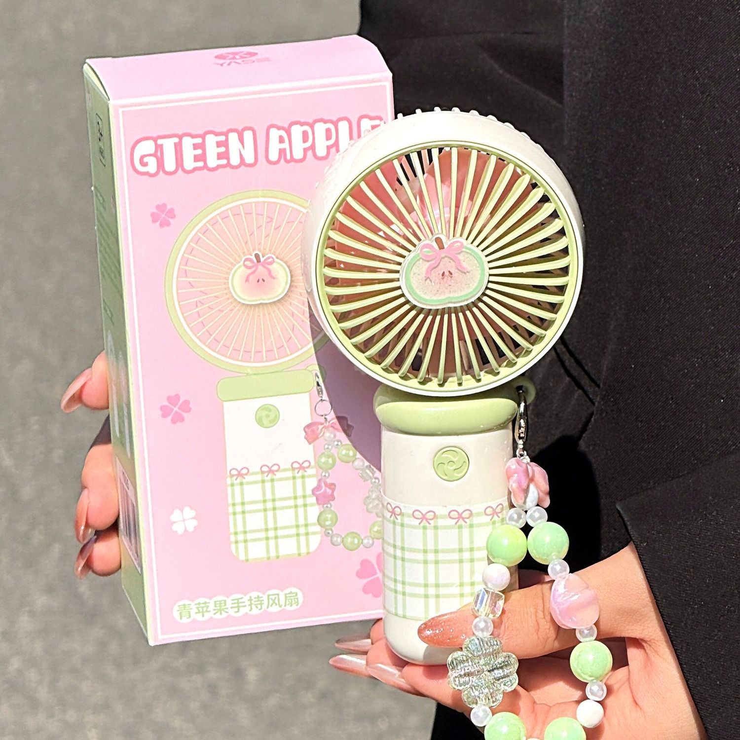 Cute High-value Hand-held Fan  - Outdoor Power Fan ulasan dan harga