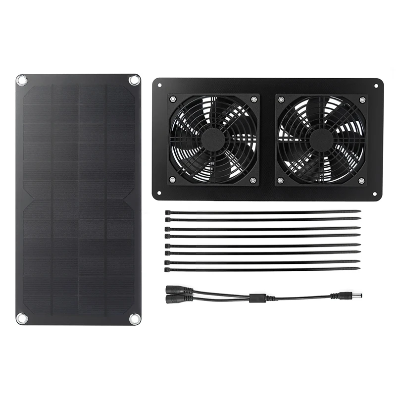 100W Solar Panel Exhaust Fan A - Outdoor Power House ulasan dan harga