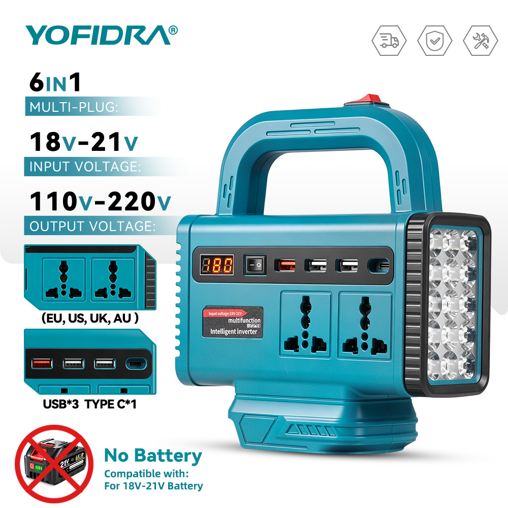 YOFIDRA 220V Portable Power In - Outdoor Power Inverter ulasan dan harga