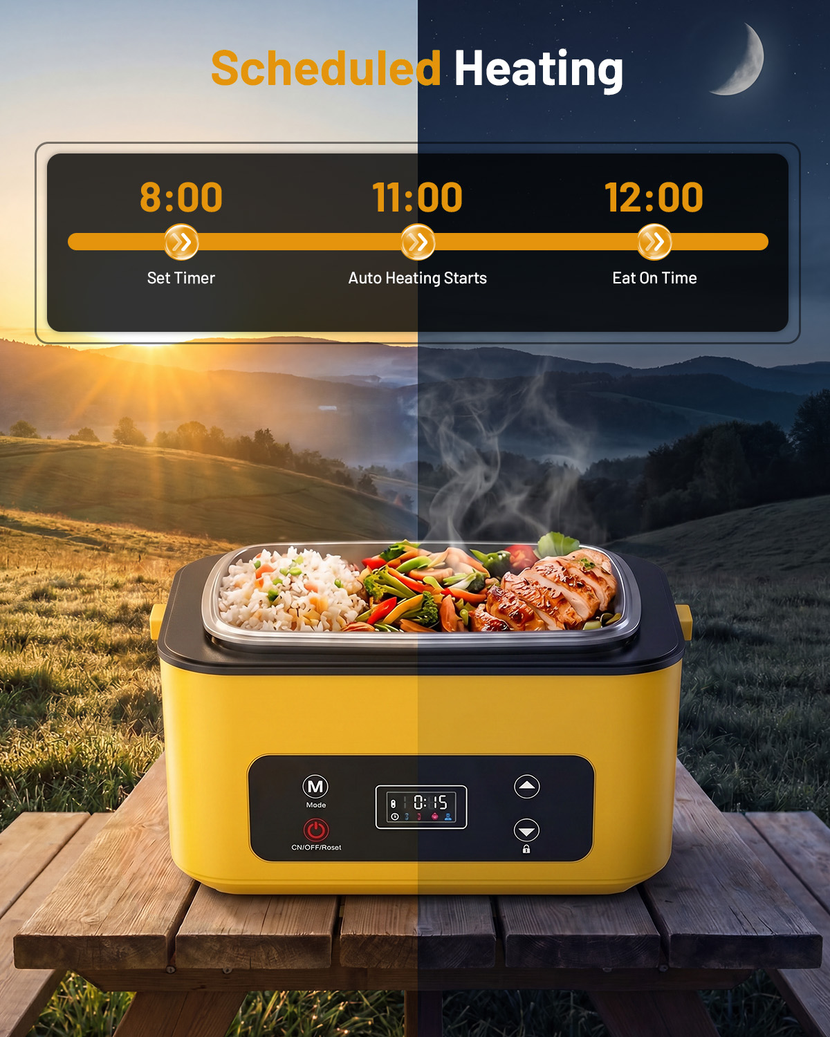 TaskStar Portable Heated Lunch - Outdoor Power Supply Box ulasan dan harga