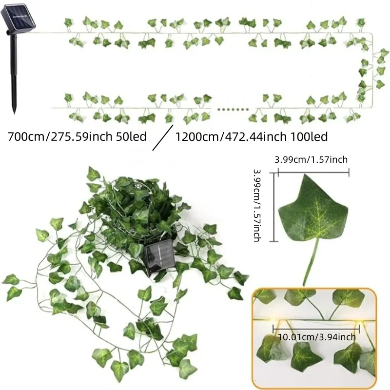 50/100 LED Solar Powered Artif - Outdoor Power For Wedding ulasan dan harga