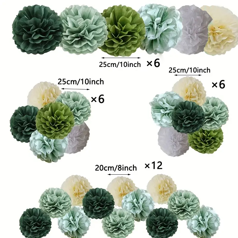 30 Pieces of Bohemian Style Gr - Outdoor Power For Wedding ulasan dan harga