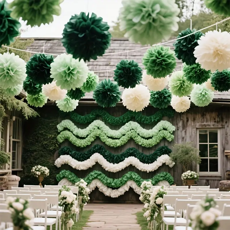 30 Pieces of Bohemian Style Gr - Outdoor Power For Wedding ulasan dan harga