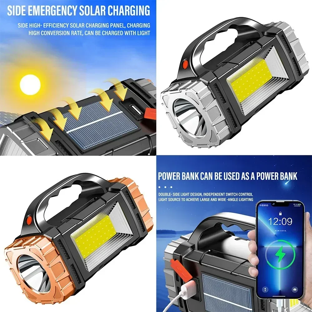 Powerful Handheld Flashlight U - Outdoor Powerbank ulasan dan harga