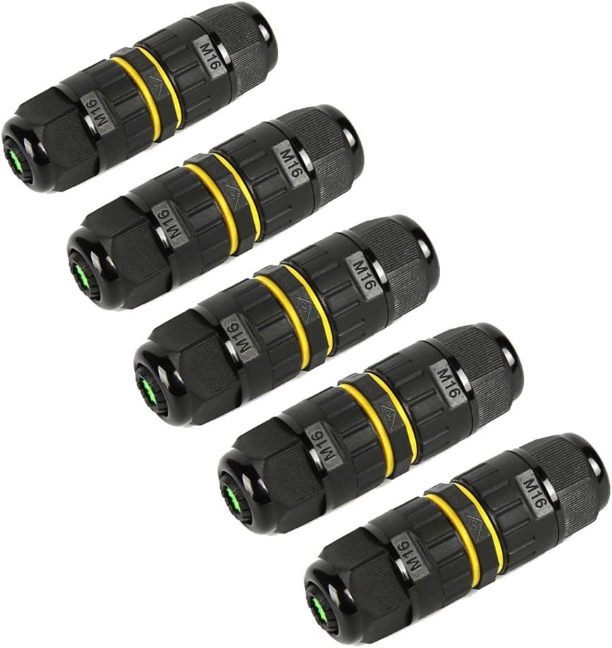 M16 2PIN 3PIN IP68 Waterproof  - Outdoor Power Junction ulasan dan harga