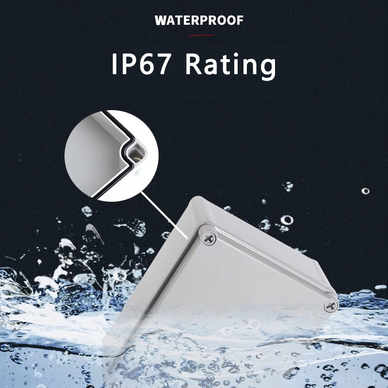 IP67 Gray/Transparent Cover Ou - Outdoor Power Junction ulasan dan harga