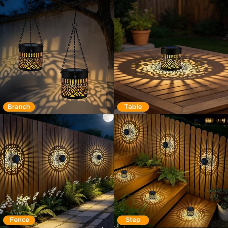 【Big deal】Solar Fence Lights O - Outdoor Power Deals ulasan dan harga