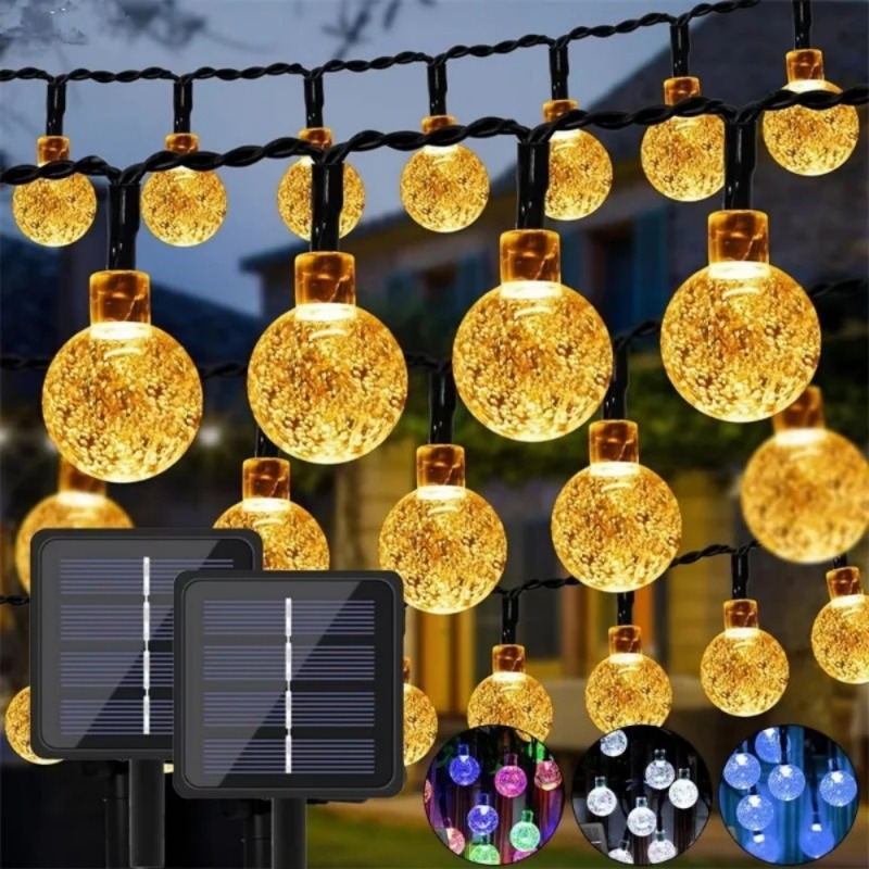 20/50/100 LED Solar Power Crys - Outdoor Power For Wedding ulasan dan harga