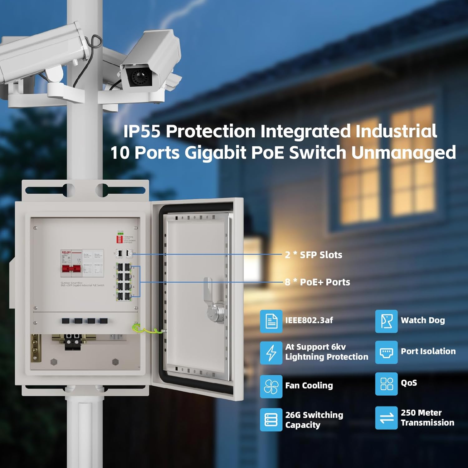 KeepLiNK Outdoor Smart Network - Outdoor Power Supply Box ulasan dan harga