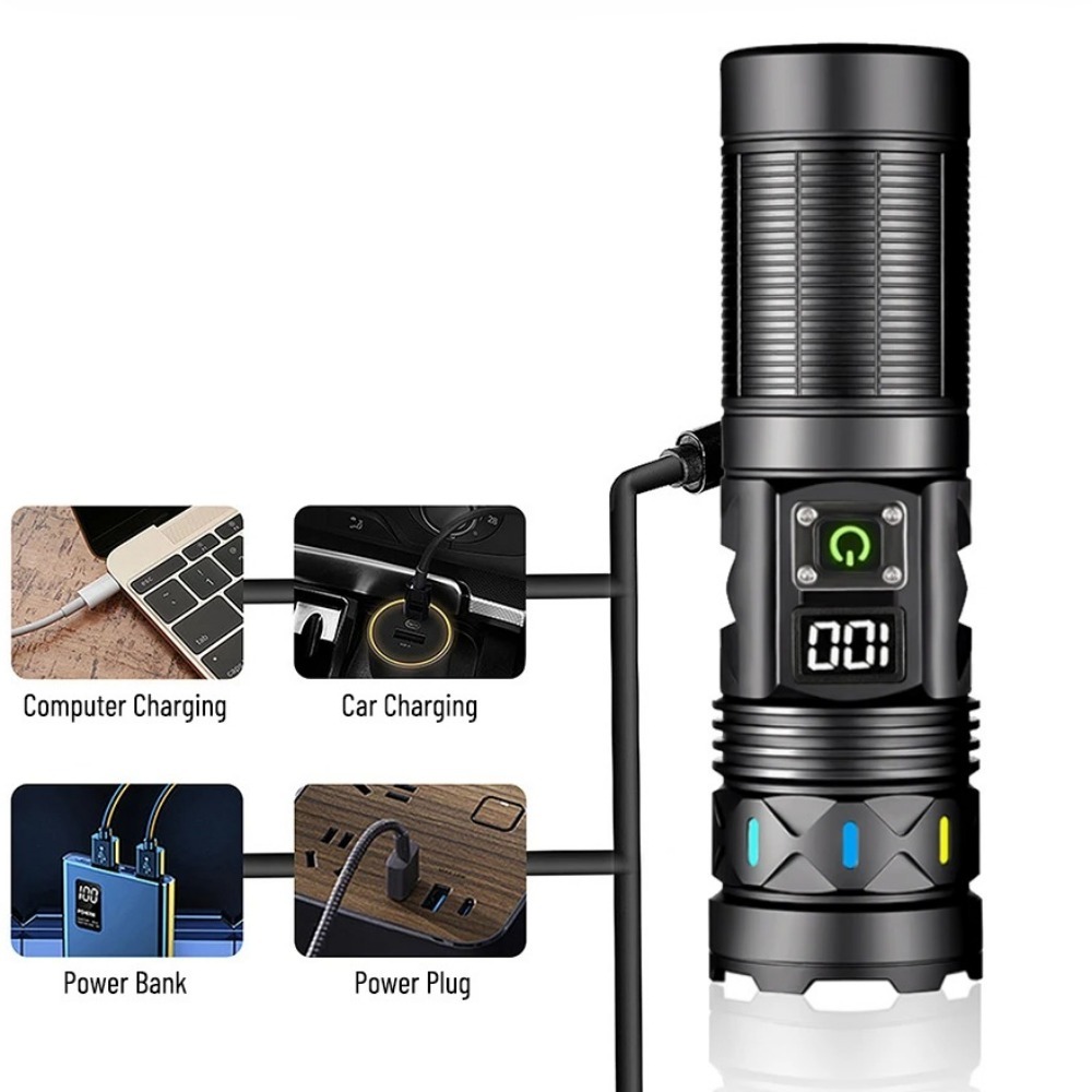 High Power LED Flashlight Tele - Outdoor Power Meter ulasan dan harga